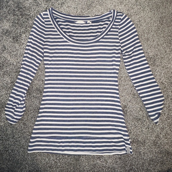 Guess Navy Striped long sleeve shirt - Picture 1 of 3